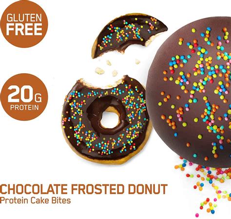 How many protein are in chocolate frosted cake donut - calories, carbs, nutrition