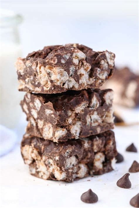 How many protein are in chocolate krispie bar - calories, carbs, nutrition