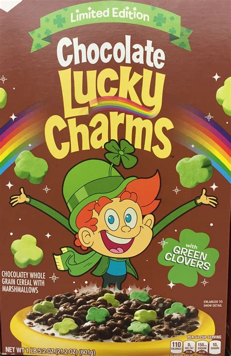 How many protein are in chocolate lucky charms - calories, carbs, nutrition