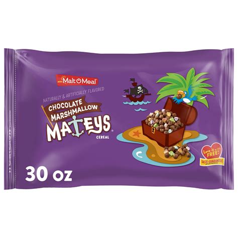 How many protein are in chocolate marshmallow mateys - calories, carbs, nutrition