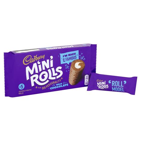 How many protein are in chocolate mini roll - calories, carbs, nutrition