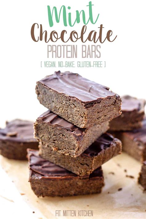 How many protein are in chocolate mint nougat bar - calories, carbs, nutrition