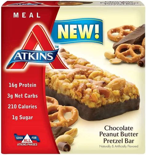 How many protein are in chocolate peanut butter pretzel bar - calories, carbs, nutrition