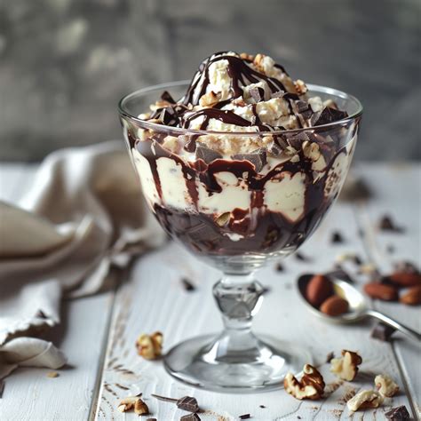 How many protein are in chocolate sundae, small - calories, carbs, nutrition