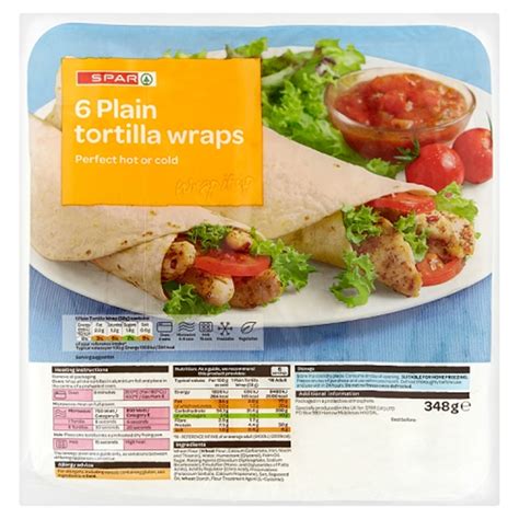 How many protein are in chop wrap'd - plain tortilla - calories, carbs, nutrition