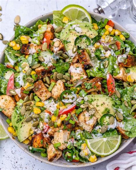How many protein are in chopped salad with grilled chicken - calories, carbs, nutrition