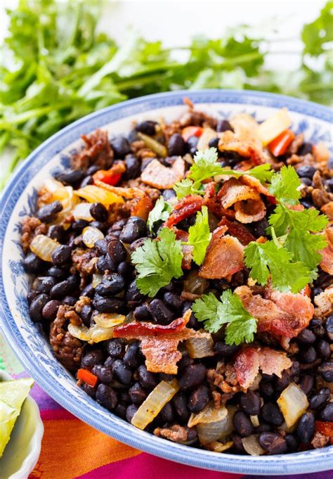 How many protein are in chorizo and black beans - calories, carbs, nutrition