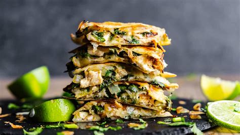 How many protein are in cilantro lime chicken quesadilla - calories, carbs, nutrition