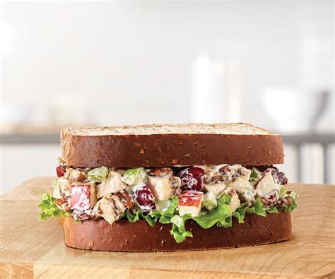 How many protein are in cilantro pecan chicken sandwich - calories, carbs, nutrition