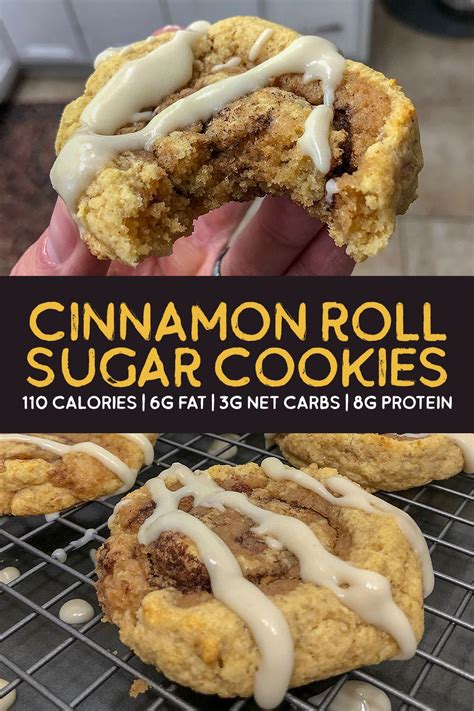How many protein are in cinnamon cookies - calories, carbs, nutrition