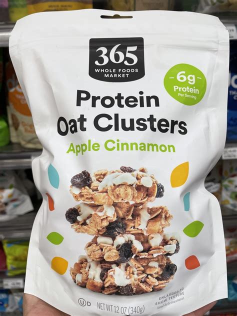How many protein are in cinnamon oat clusters - calories, carbs, nutrition