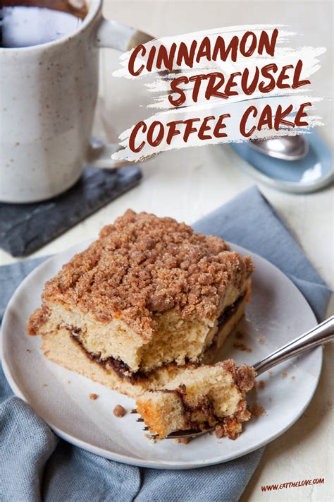 How many protein are in cinnamon streusel coffee cake - calories, carbs, nutrition