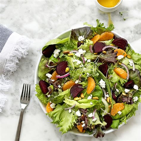 How many protein are in citrus beet salad - calories, carbs, nutrition