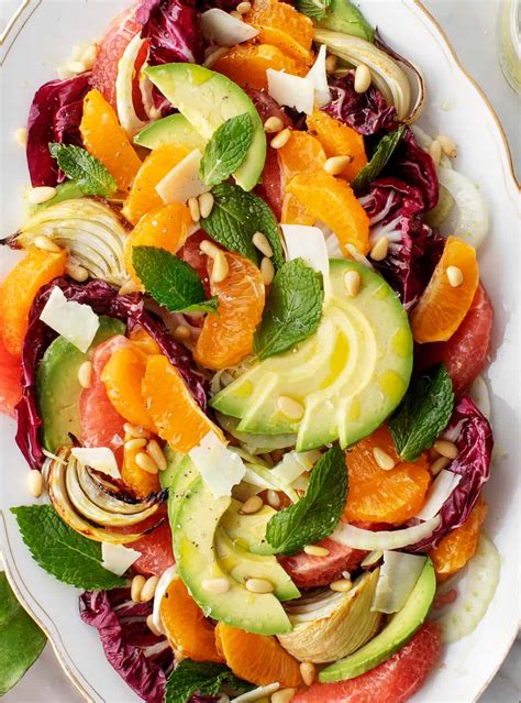 How many protein are in citrus salad - calories, carbs, nutrition