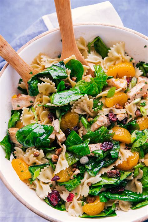 How many protein are in citrus spinach pasta salad - calories, carbs, nutrition