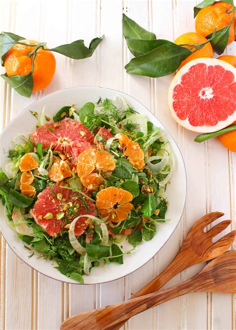 How many protein are in citrus winter salad - calories, carbs, nutrition