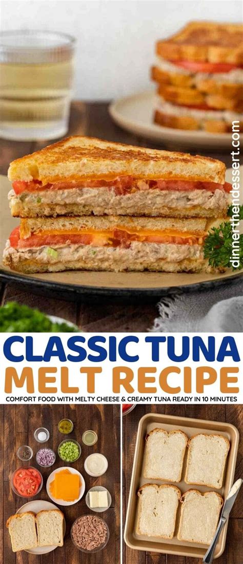 How many protein are in classic tuna melt - calories, carbs, nutrition