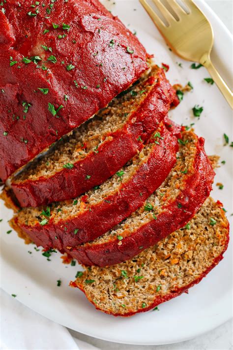 How many protein are in classic turkey meatloaf with tomato topping, parsley potatoes, haricot verts (400hs) - calories, carbs, nutrition