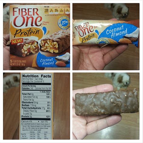 How many protein are in coconut almond bar - calories, carbs, nutrition