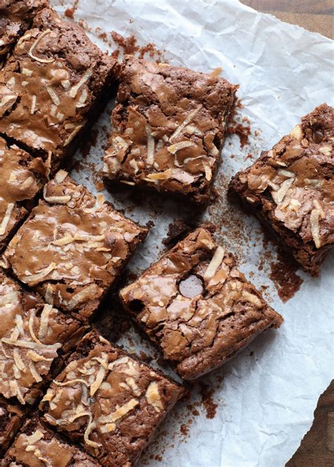 How many protein are in coconut chocolate brownies - calories, carbs, nutrition