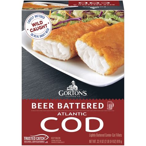 How many protein are in cod 4 oz fresh beer battered - calories, carbs, nutrition