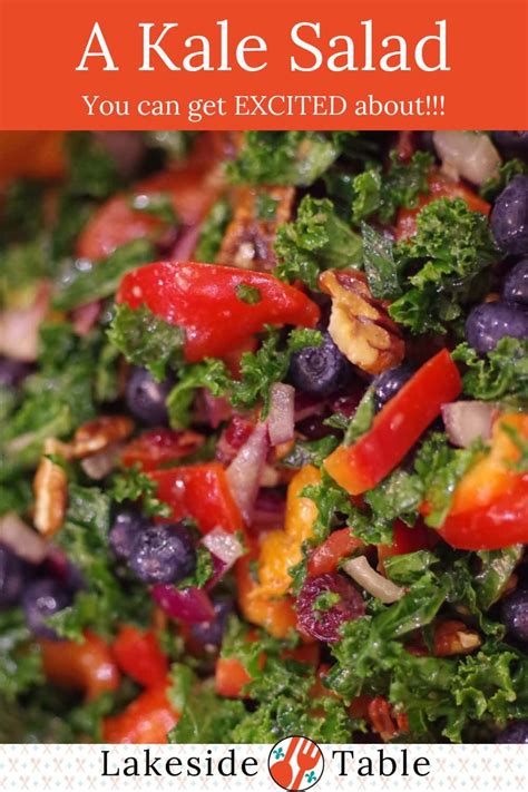 How many protein are in colorful kale salad - calories, carbs, nutrition