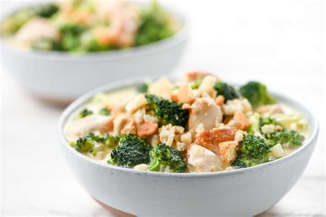 How many protein are in connections chicken broccoli cheese chowder - calories, carbs, nutrition