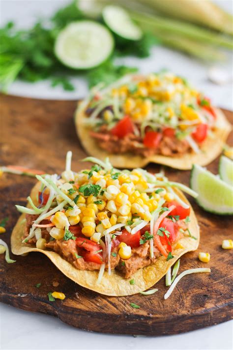 How many protein are in corn tostadas - calories, carbs, nutrition