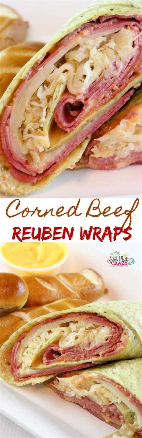 How many protein are in corned beef reuben wrap - calories, carbs, nutrition