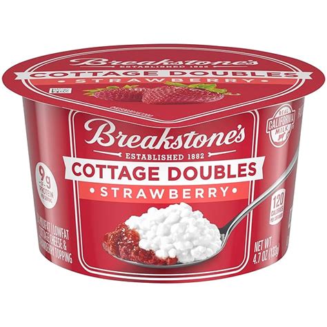 How many protein are in cottage doubles strawberry - calories, carbs, nutrition