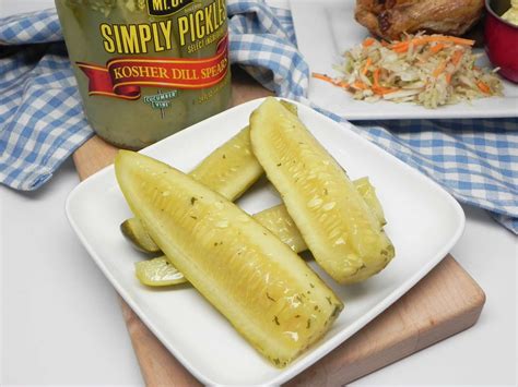 How many protein are in country style pickle spears - calories, carbs, nutrition