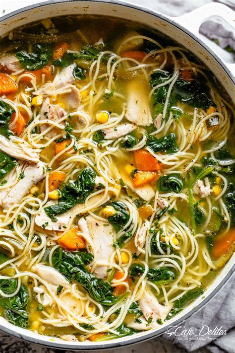 How many protein are in country vegetable chicken noodle soup - calories, carbs, nutrition