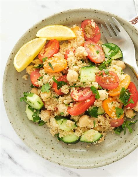 How many protein are in couscous salad plate - calories, carbs, nutrition