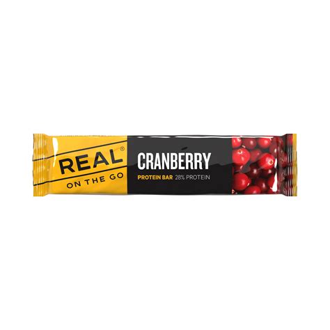 How many protein are in cranberry bar - calories, carbs, nutrition