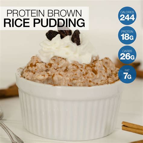 How many protein are in cranberry brown rice pudding - calories, carbs, nutrition