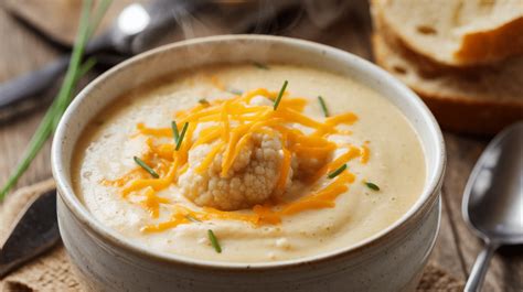 How many protein are in cream of cauliflower cheese soup 16 oz - calories, carbs, nutrition