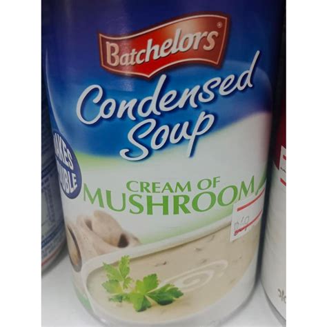 How many protein are in cream of mushroom soup 305g - calories, carbs, nutrition