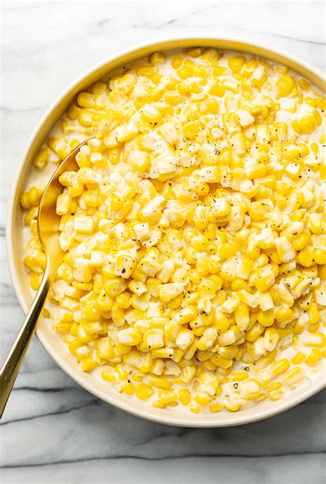 How many protein are in creamed corn - calories, carbs, nutrition