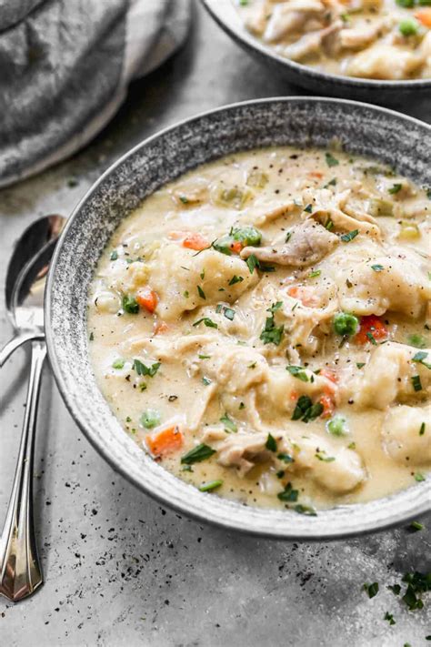 How many protein are in creamy chicken and dumplings - calories, carbs, nutrition