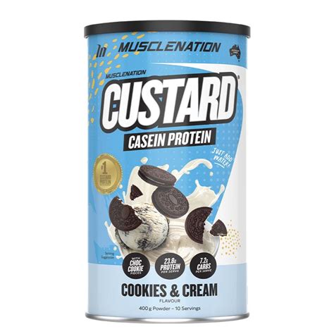 How many protein are in creamy custard - calories, carbs, nutrition