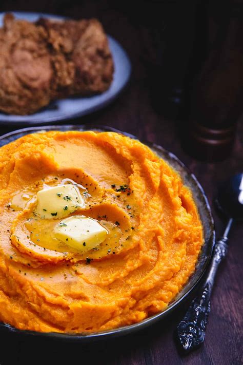 How many protein are in creamy mashed sweet potatoes - calories, carbs, nutrition