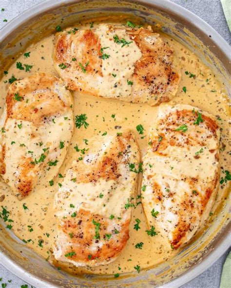 How many protein are in creamy mustard chicken - calories, carbs, nutrition