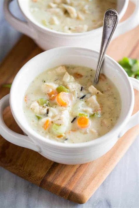 How many protein are in creamy roasted chicken wild rice soup - calories, carbs, nutrition