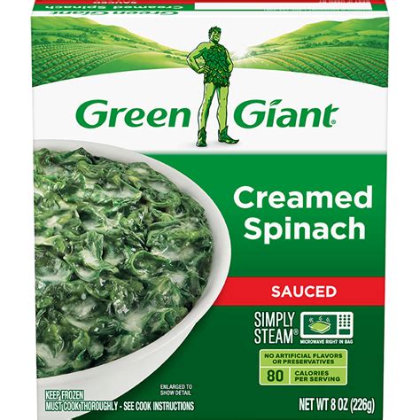 How many protein are in creamy spinach & blue cheese soup - calories, carbs, nutrition