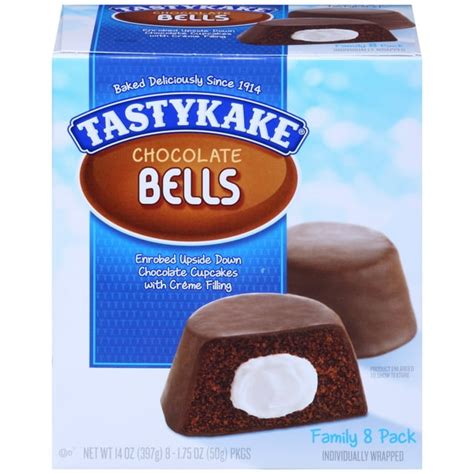 How many protein are in creme filled chocolate bells - calories, carbs, nutrition