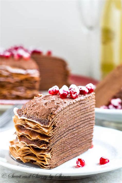 How many protein are in crepe mousse chocolate & whipped cream - calories, carbs, nutrition