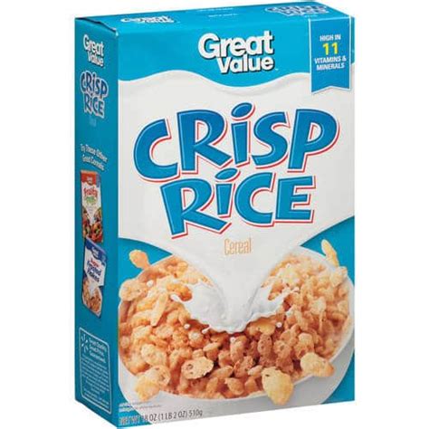 How many protein are in crisp rice cereal - calories, carbs, nutrition