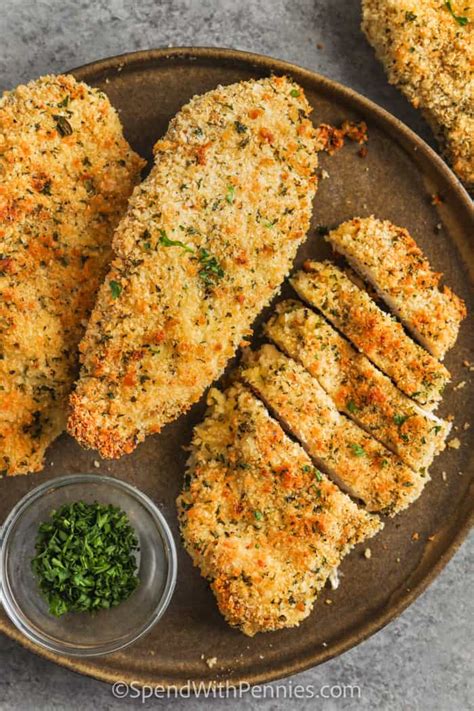 How many protein are in crispy breaded chicken - calories, carbs, nutrition
