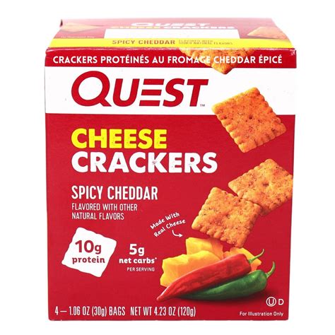 How many protein are in crispy cheddar crackers - calories, carbs, nutrition