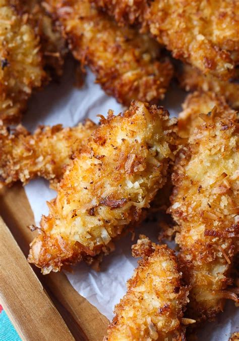 How many protein are in crispy coconut chicken - calories, carbs, nutrition